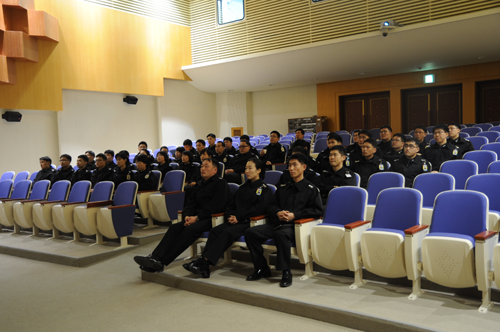 해군대학 학생장교 견학